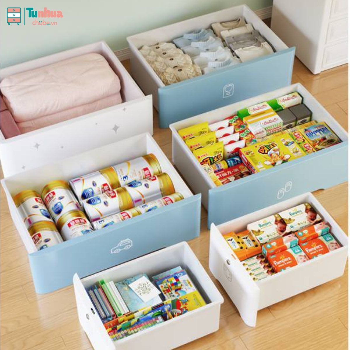 Dung tích lớn, có thể lưu trữ được rất nhiều loại đồ dùng khác nhau với số lượng lớn