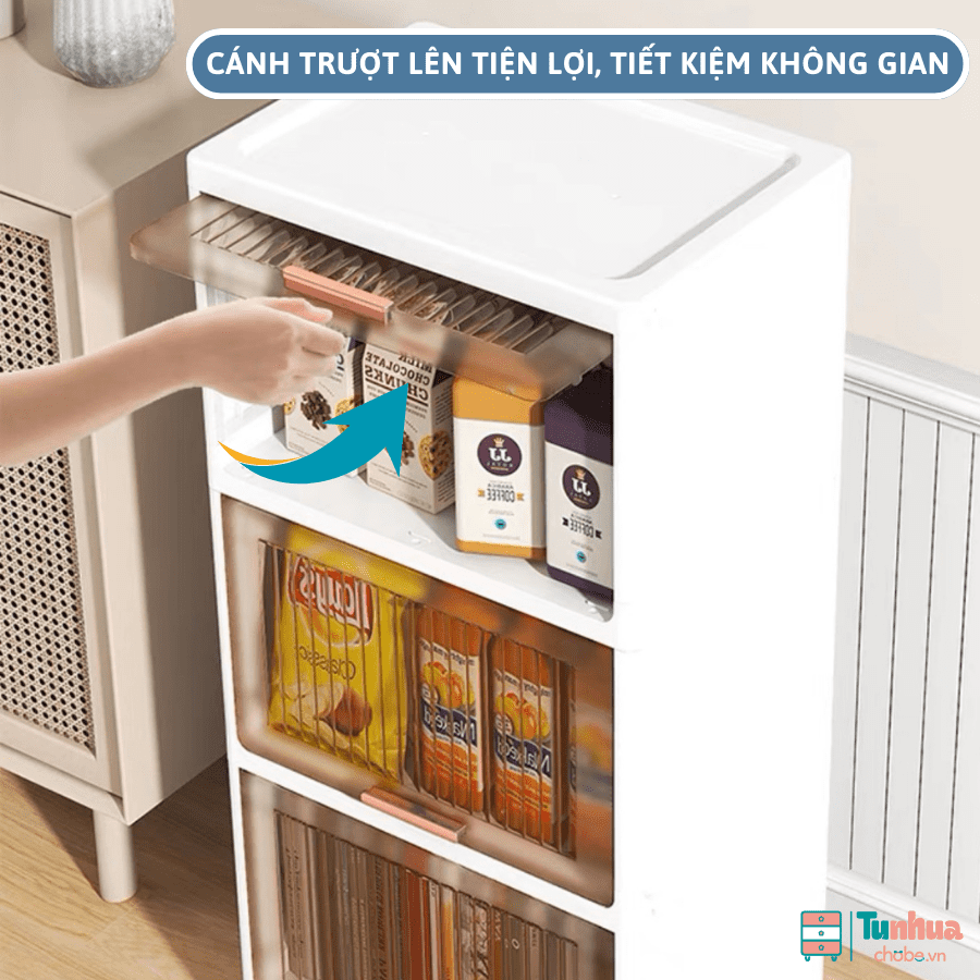 Cánh trượt tiện lợi có khả năng lật góc 90 độ