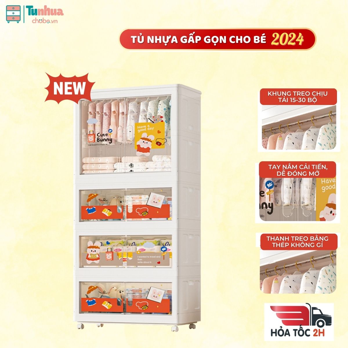 Tủ nhựa mặt cánh trong vừa trẻ trung, vừa thời thượng