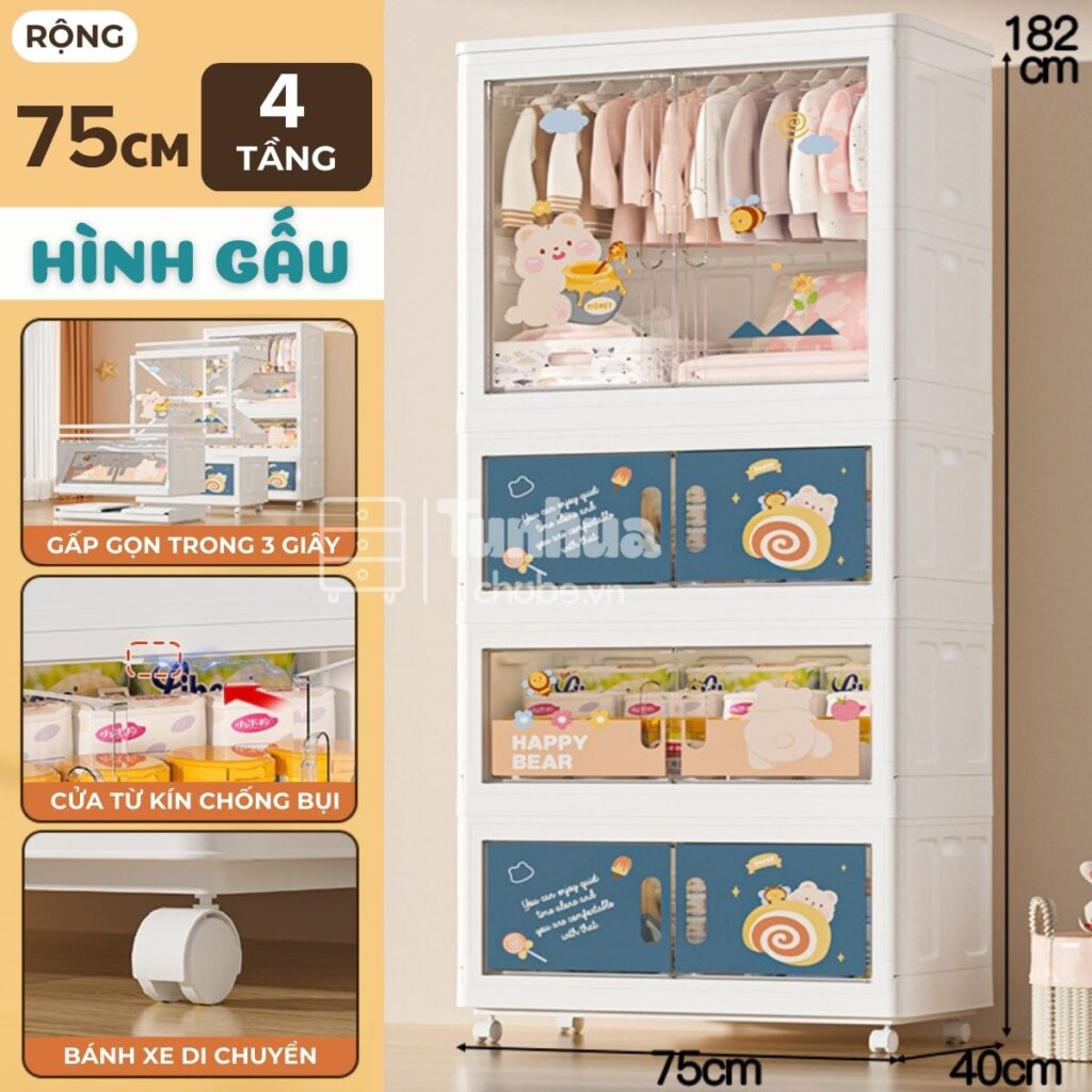 Thiết kế đẹp, trẻ trung và đáng yêu, phù hợp với trẻ em
