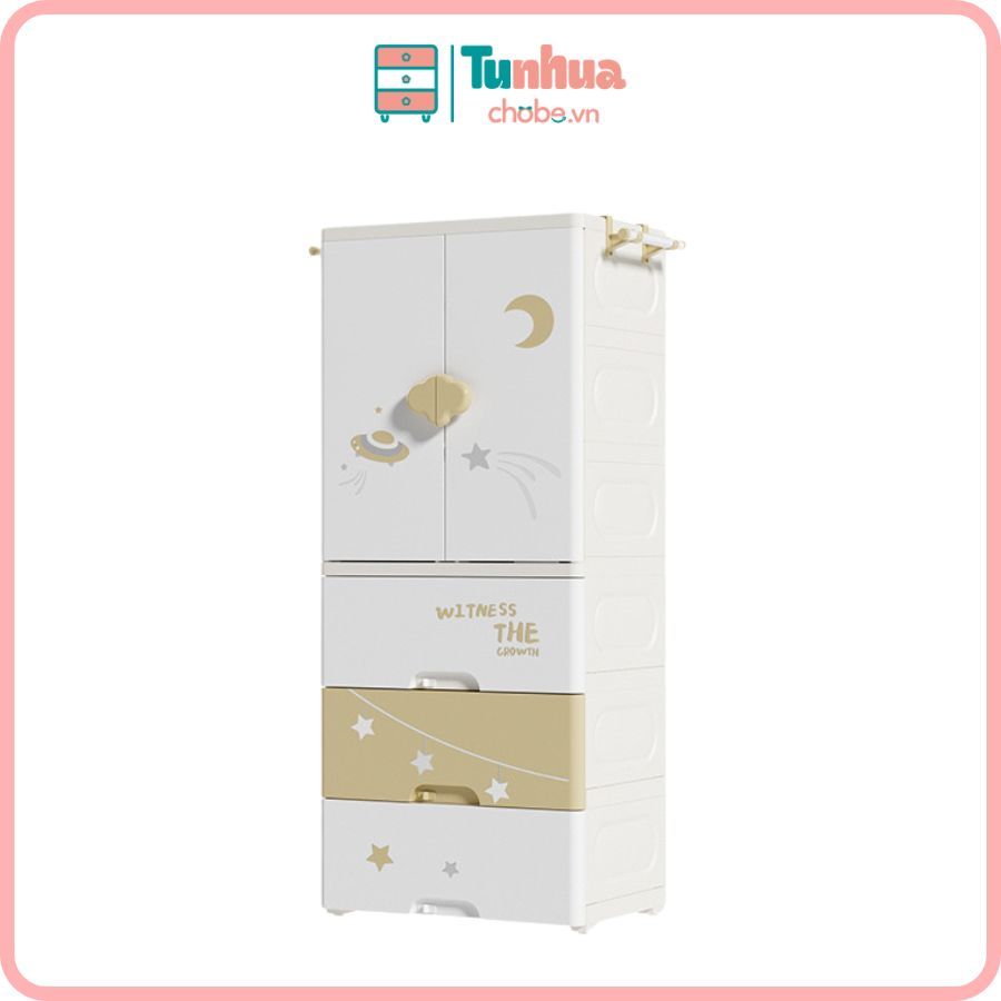 Tủ nhựa trẻ em 4 tầng Pakey HX009