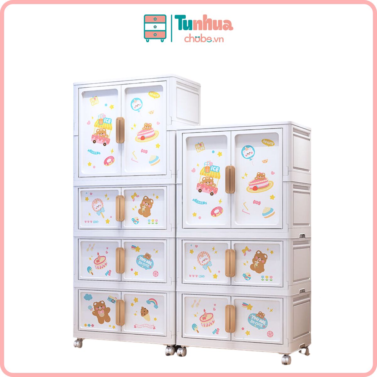 Tủ nhựa cho bé 5 tầng SK008